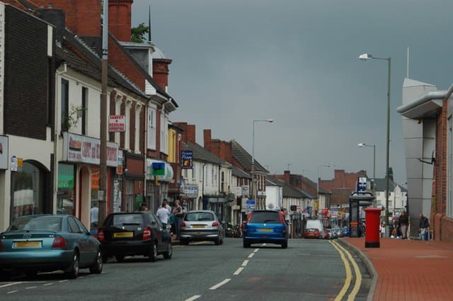 High street in Rowley Regis